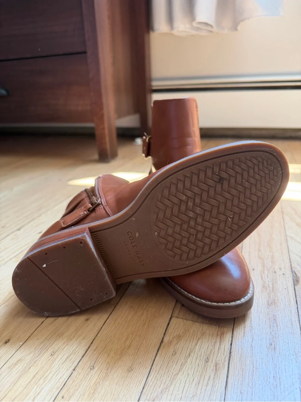 Classic Tan Leather Ankle Boots